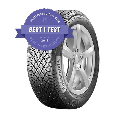 Best i test piggfrie vinterdekk – Continental Viking Contact 7 (Klikk på dekket for mer informasjon på Continentals hjemmeside)