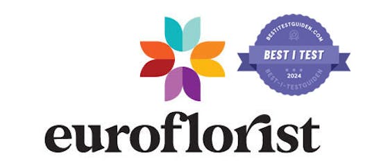 blomster på døra fra Euroflorist, få blomster på nett best i test hos Euroflorist.