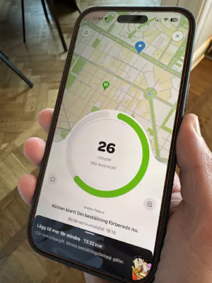 bestill mat hjem med Wolt