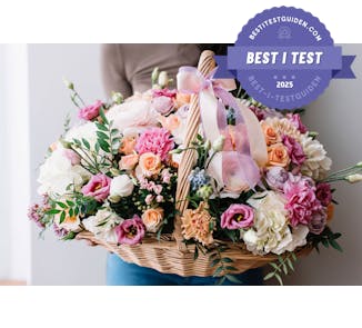 interflora blomster på døra