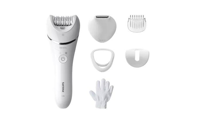 Epilator best i test Philips Series 8000 BRE715