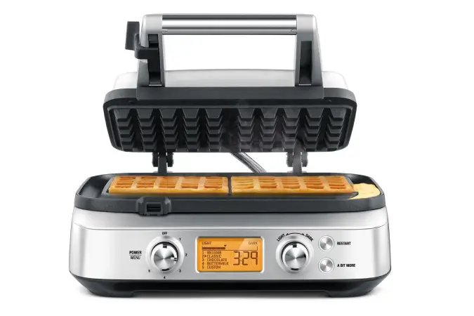 Belgisk vaffeljern best i test Sage Appliances The Smart Waffle BWM620UK